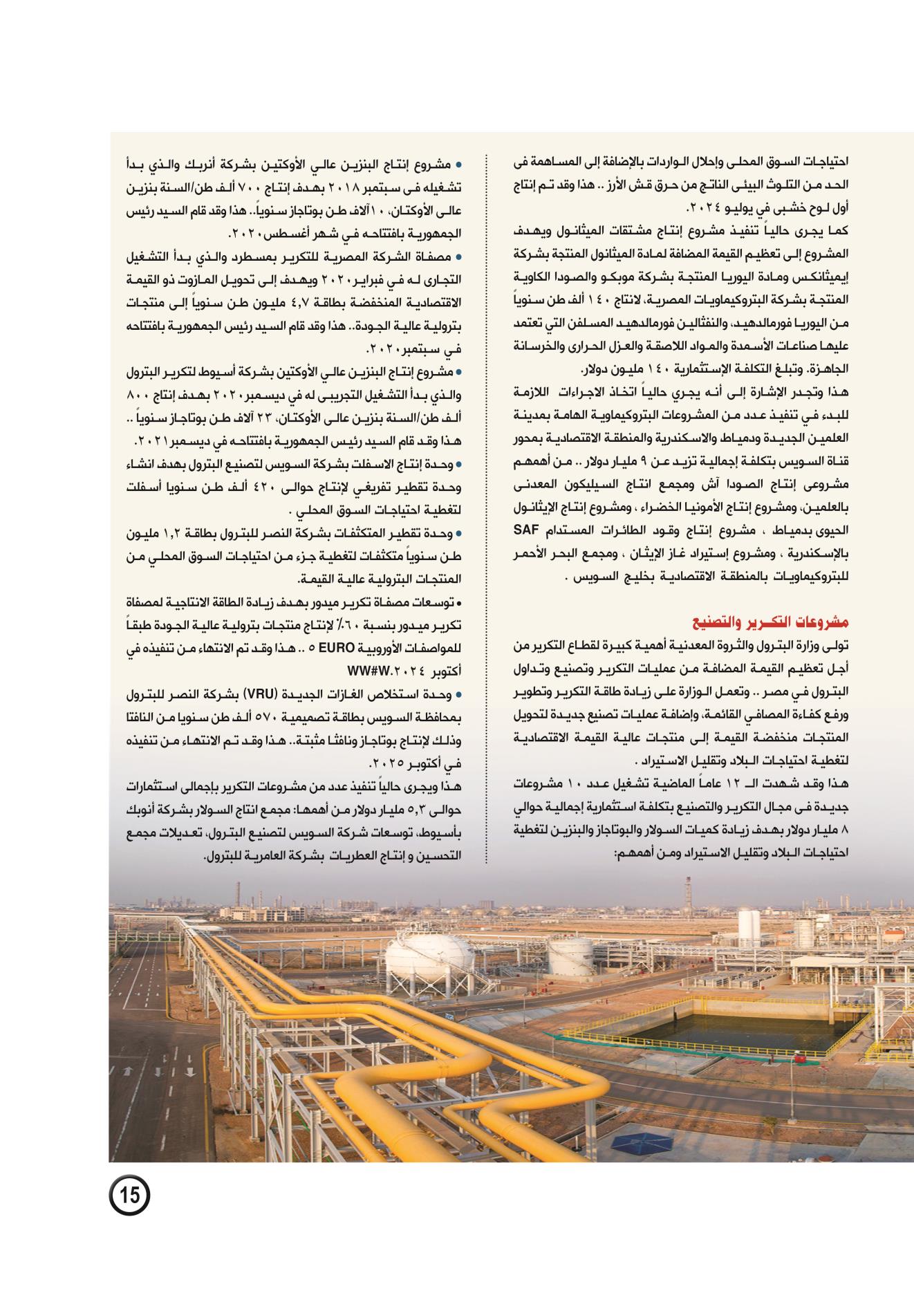 مشروعات البتروكيماويات