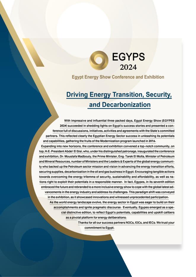 Egypes 2024.. Global Platform for Energy Discoure